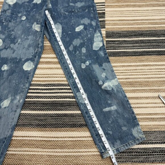 Lee Union-Alls Women's Coverall Denim Splatter Great Fog Pockets Blue Size Small - Picture 15 of 16